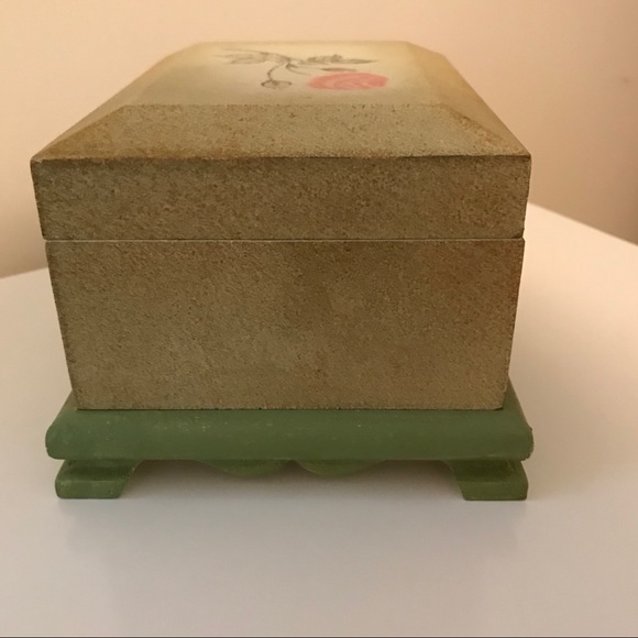 Decoline Botanical/Floral Wooden Trinket Box Decor/Desk/Bookshelf Organization - Picture 4 of 8